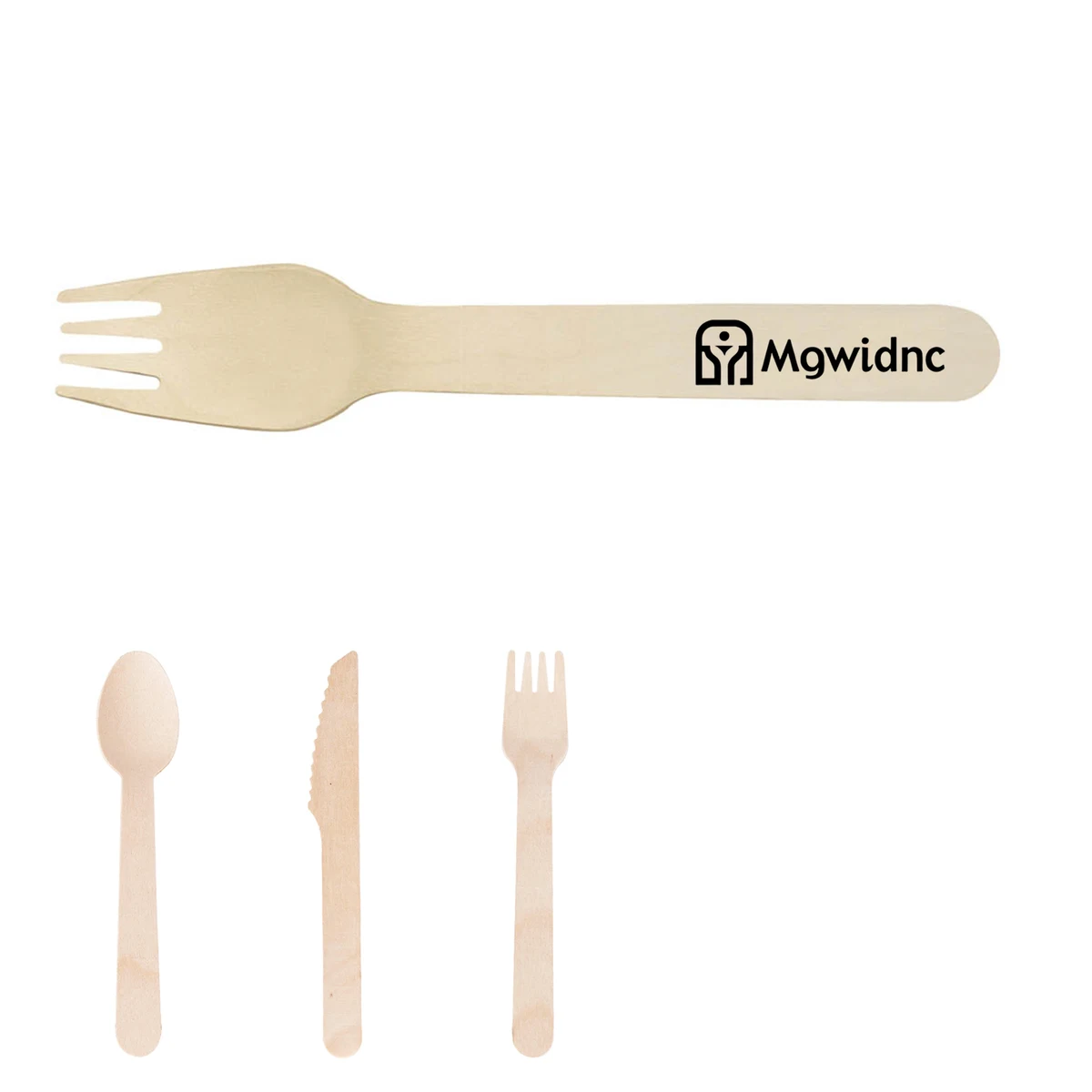 5.5" Wooden Fork Smooth Edges and Durable Material 1