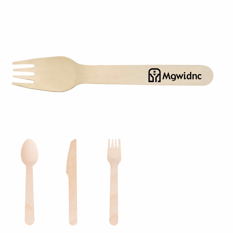 5.5" Wooden Fork Smooth Edges and Durable Material