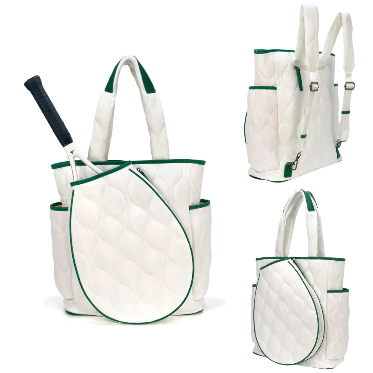 Pickleball & Tennis Racket Backpack Tote With Multi Pockets 1