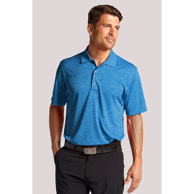 Bermuda Sands Steam Striated Short Sleeve Polo