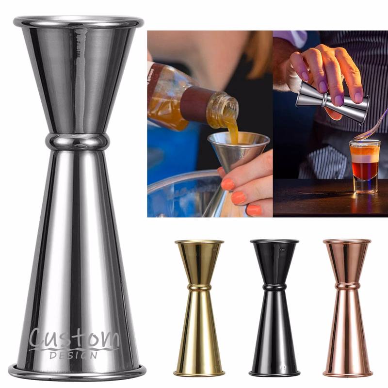 1oz / 2oz Stainless Steel Measure Jigger Cup