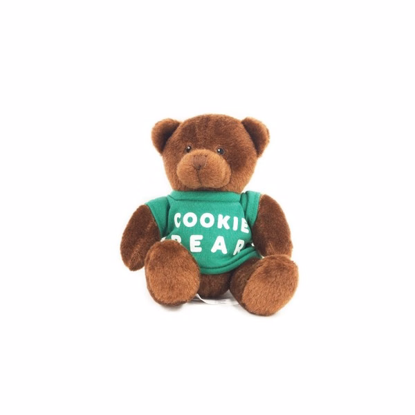 6" Cocoa Bear with t-shirt and one color imprint