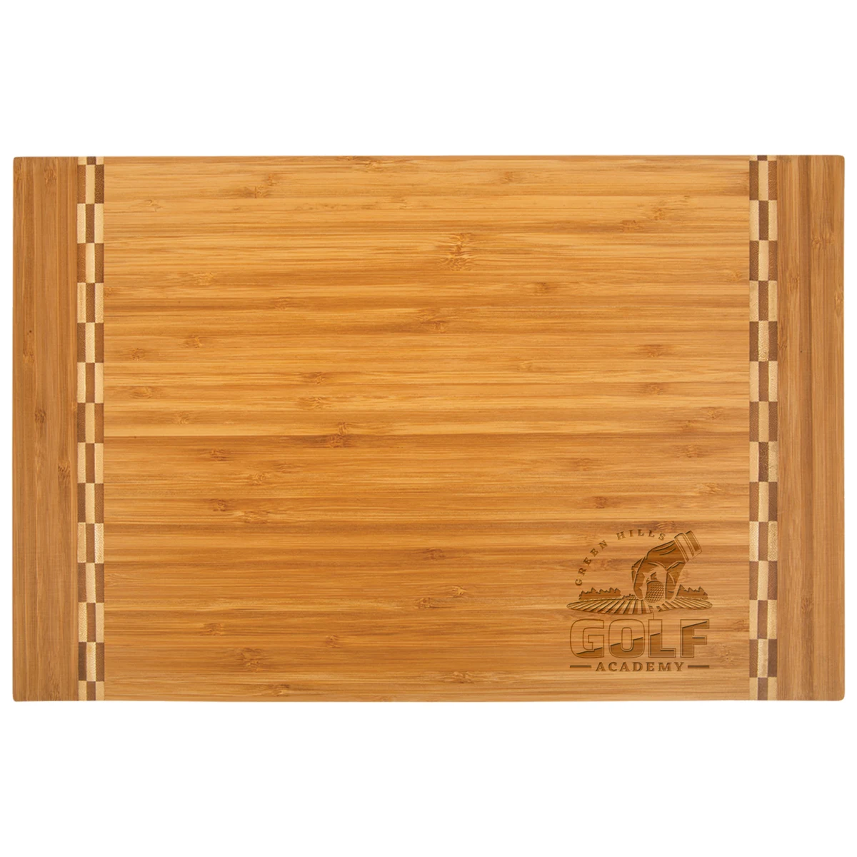 18" x 12" Bamboo Cutting Board w/ Butcher Block Inlay 1