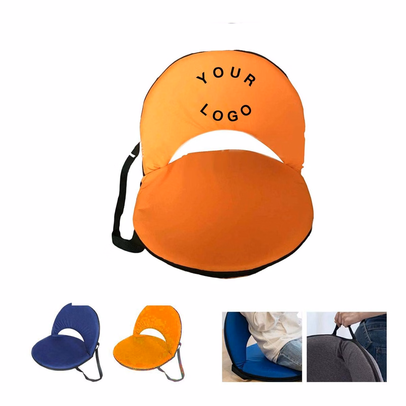 Portable Stadium Cushion Seat with Steel Frame