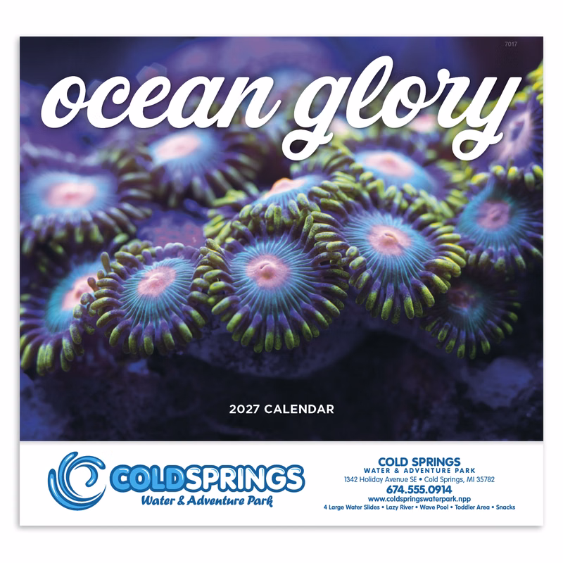 Good Value™ Ocean Glory - Stapled Calendar
