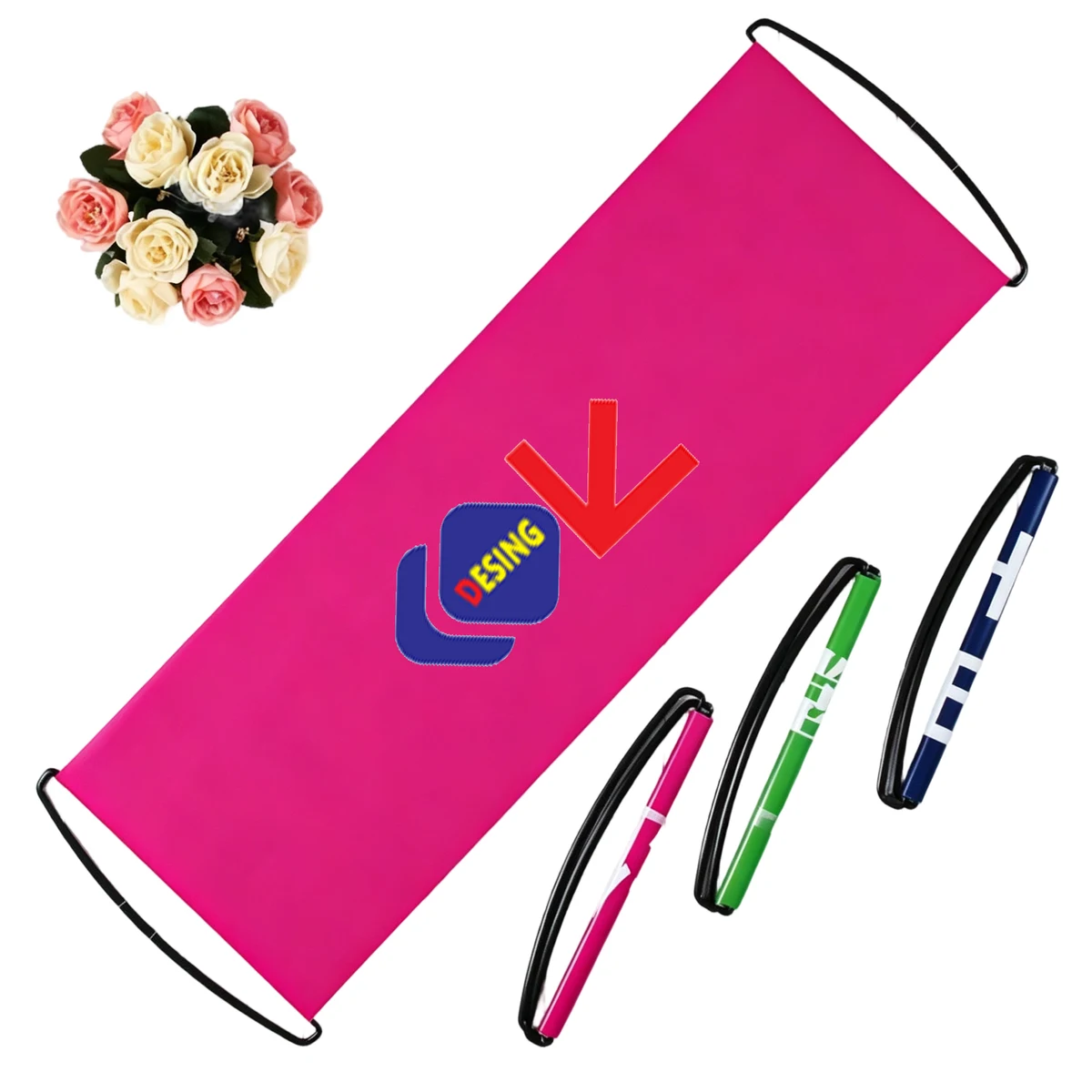 Retractable Hand Held Scroll Banner 1