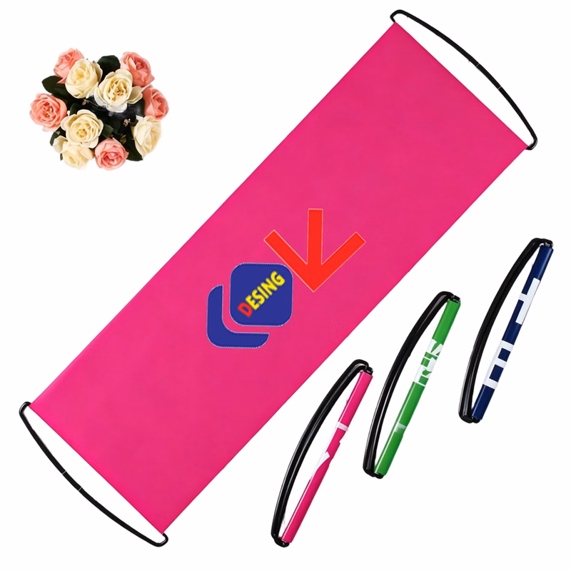 Retractable Hand Held Scroll Banner