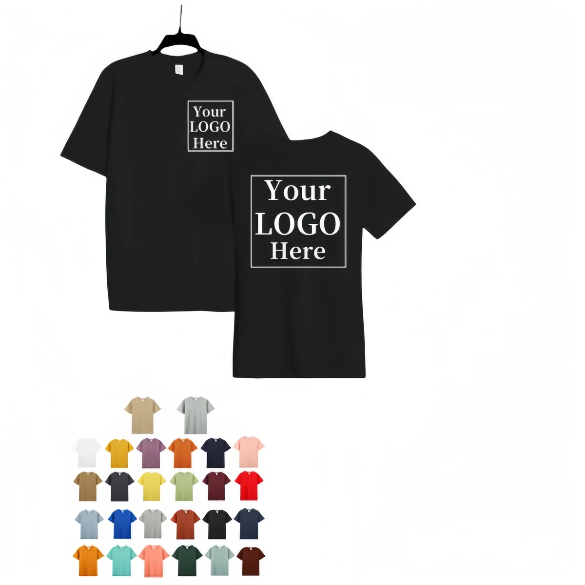 Cotton T-Shirt Custom Short Sleeved 1