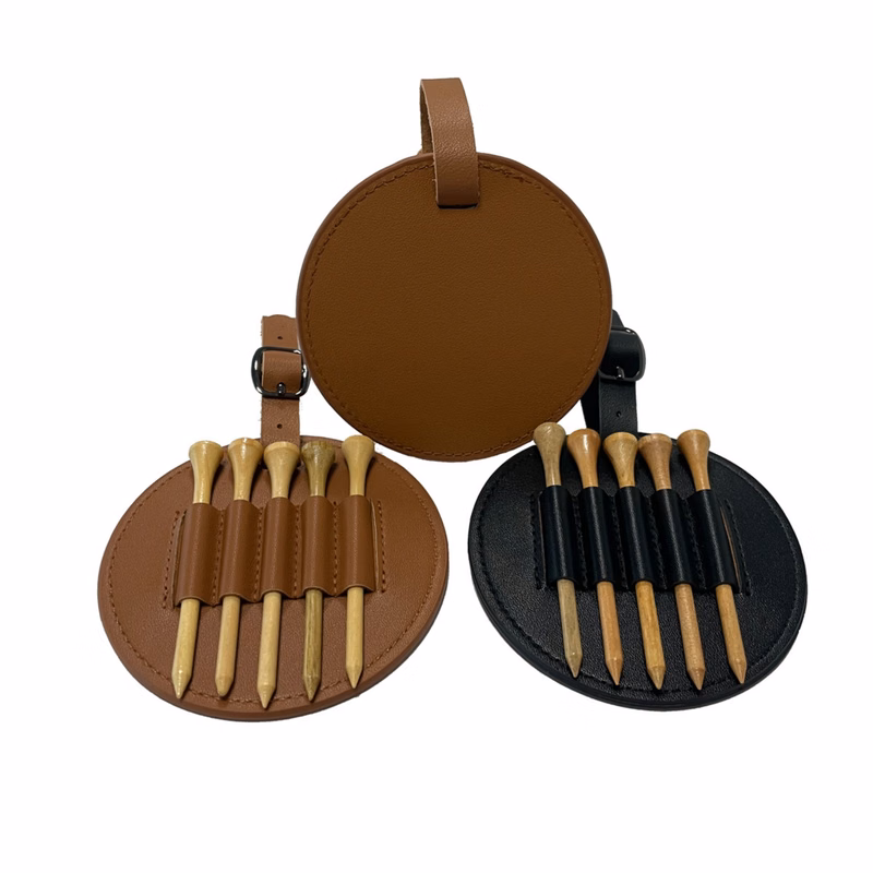 PU Leather Golf Tees Holder