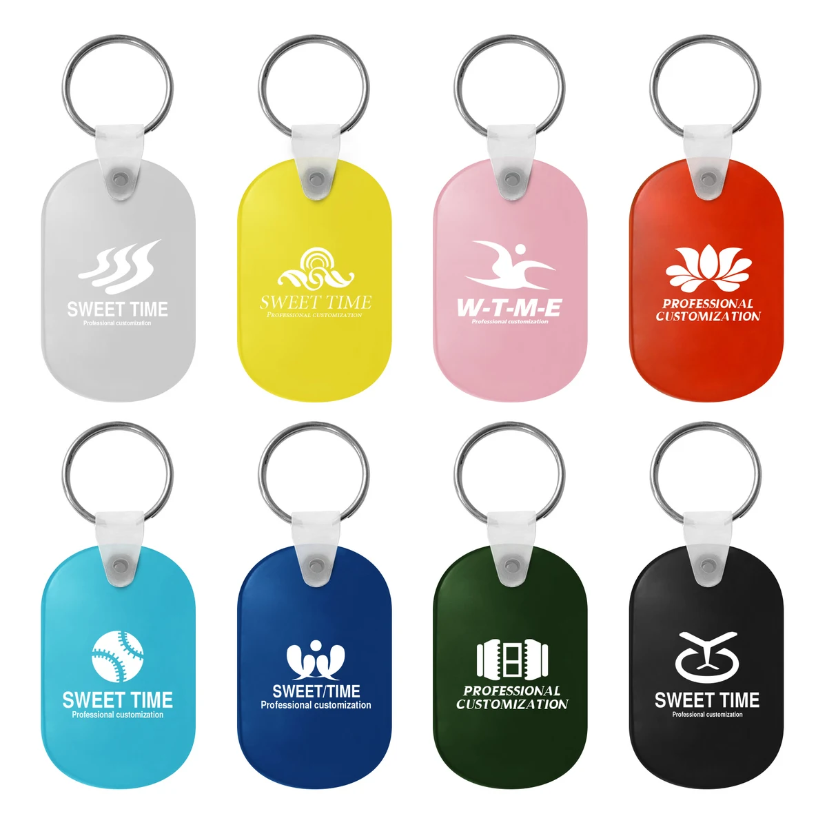 Plastic Keychain Tags 1