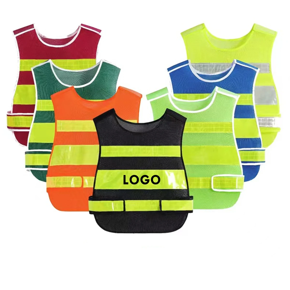 Black Yellow Reflective Vest 1