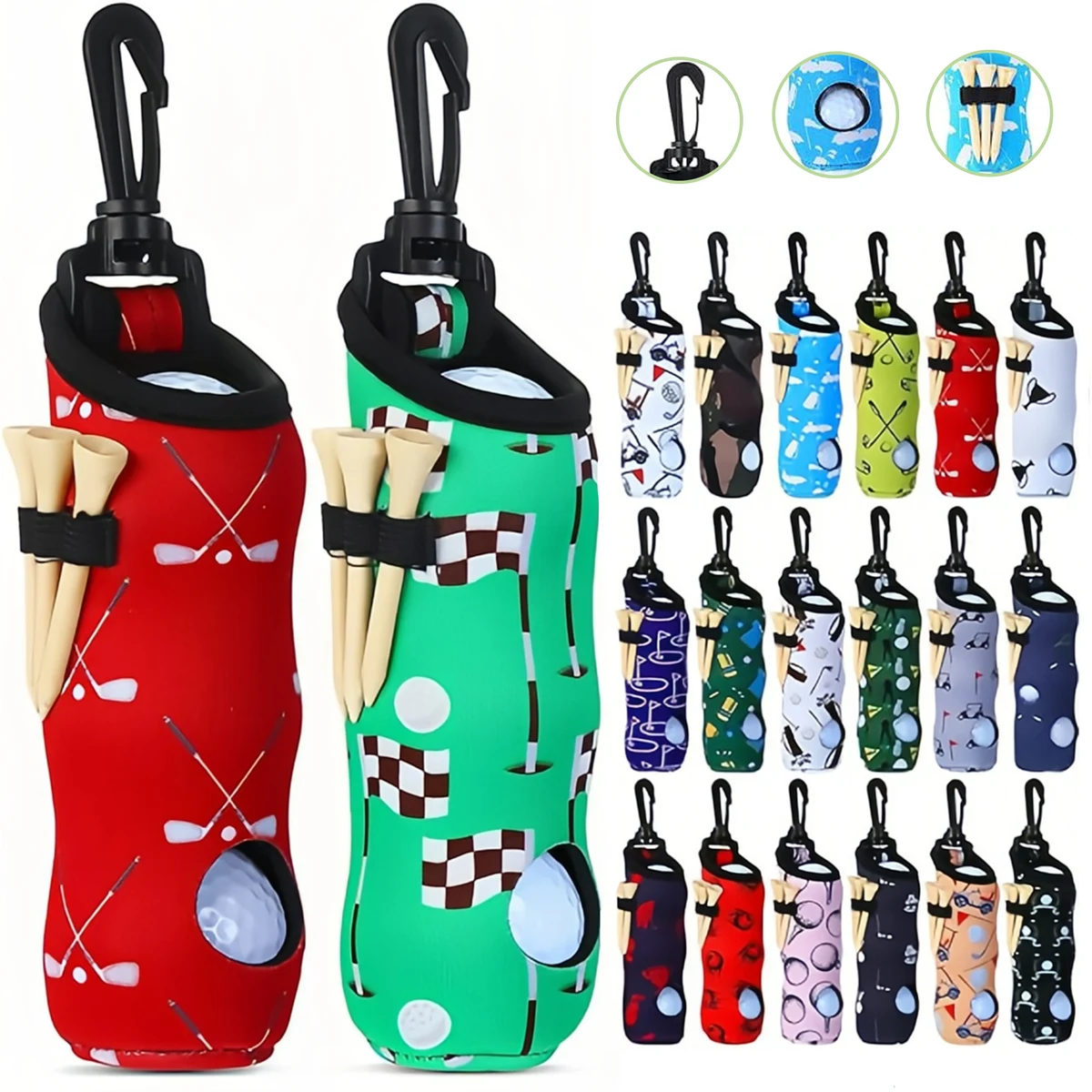 Golf Ball Carry Bag Tee Holder MOQ50 1