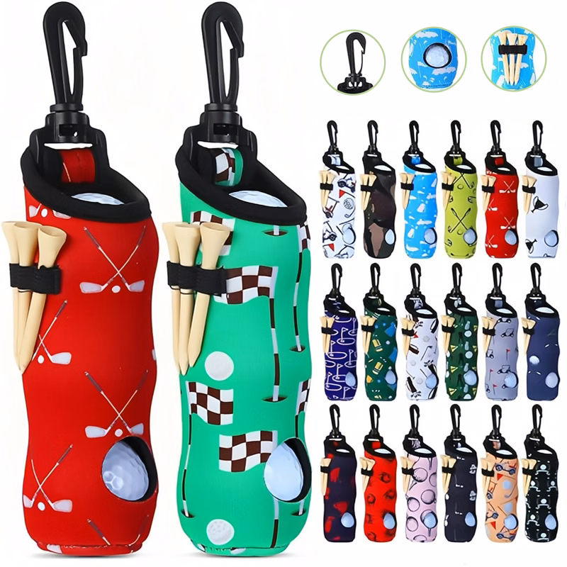 Golf Ball Carry Bag Tee Holder MOQ50