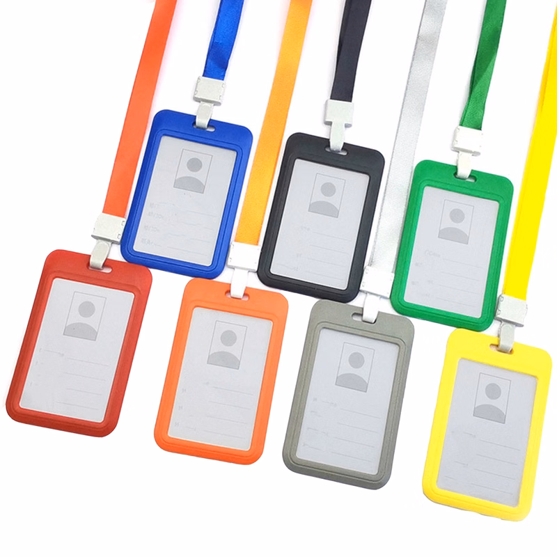 Adjustable Lanyard Badge Card Holder
