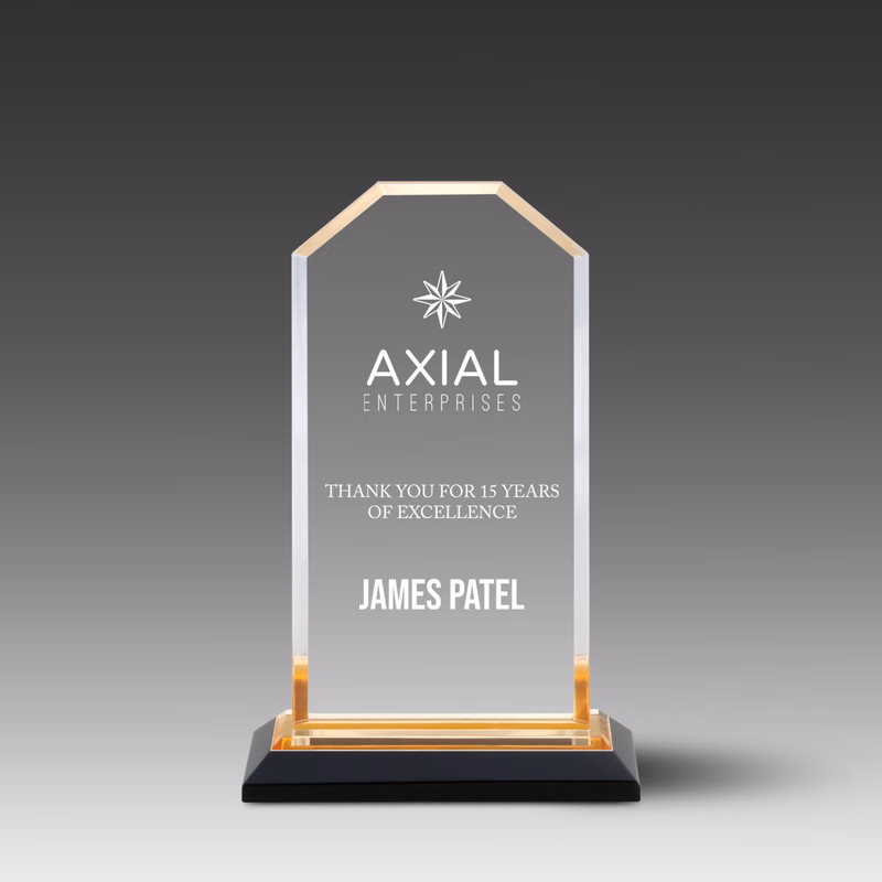 MirrorCorners Award (4"x6"x1")