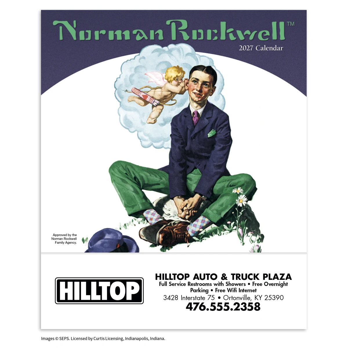 HotLine® Products Norman Rockwell Mini Calendar 1