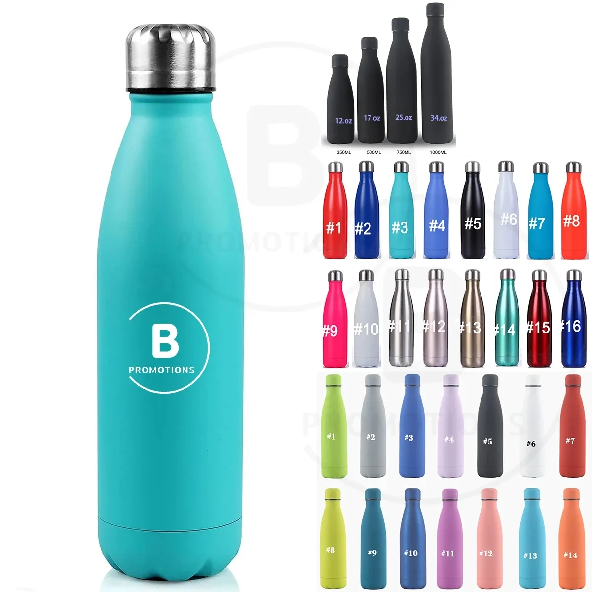 17 oz Stainless Steel Vacuum Insulated Water Bottle 1