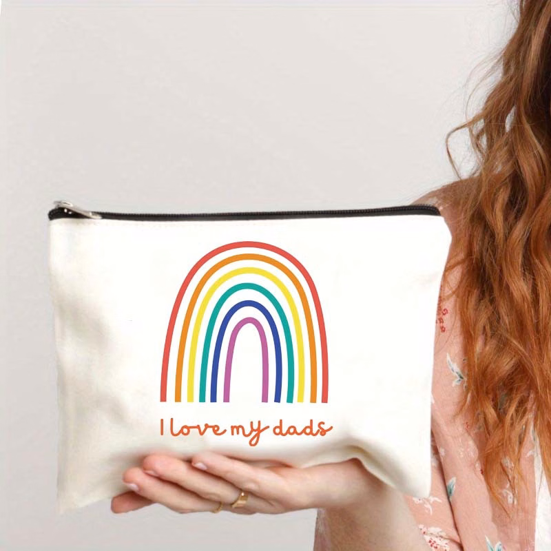 10 OZ Canvas Zipper Cosmetic Bag