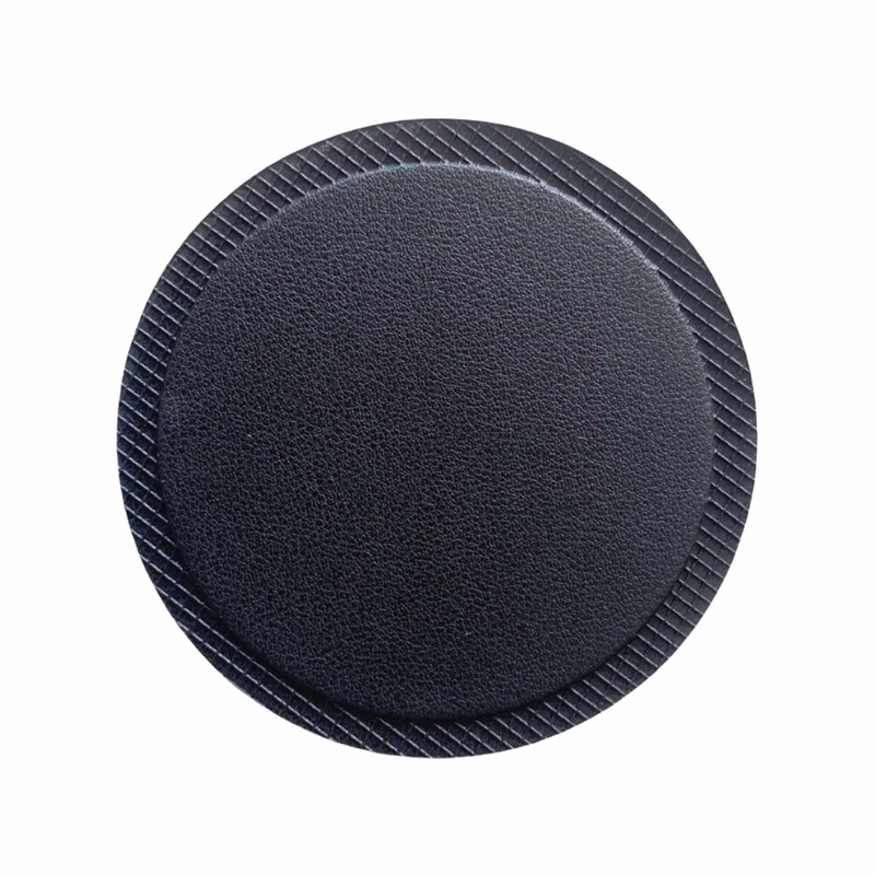 Round PU Leather Drink Coasters