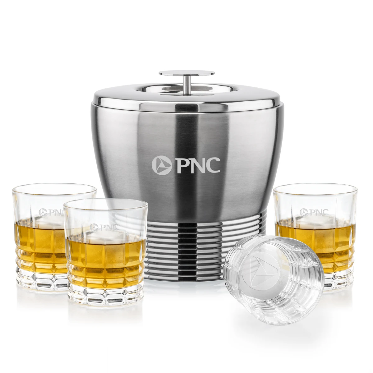 Genoa Ice Bucket & Fortino On-the-Rocks Set 1