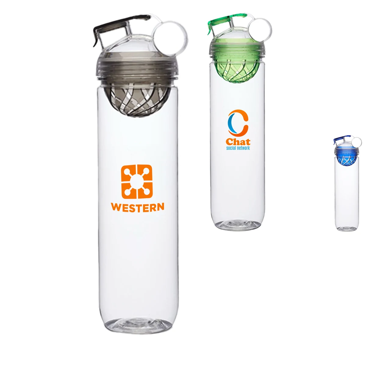 27 oz. BPA free Gridiron Infuser Sports Water Bottles 1