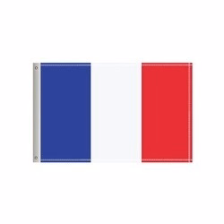 National Flag, France, Double-Sided - 60"W x 36"H