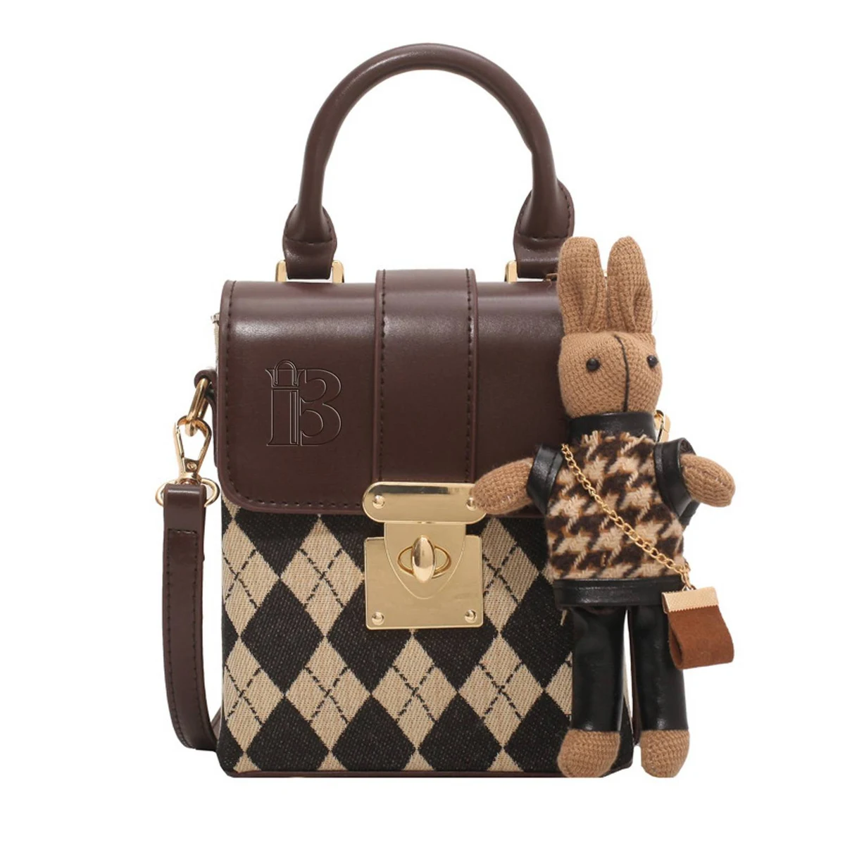 High-grade canvas shoulder bag 1