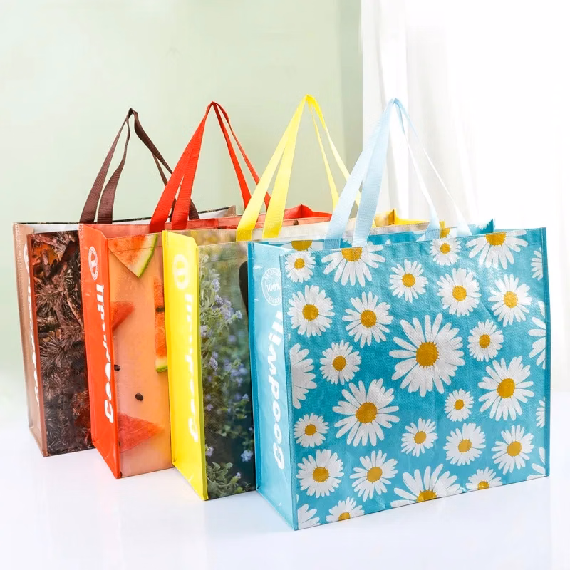 12.60" PP-Woven Shopper Gusset Tote Bag