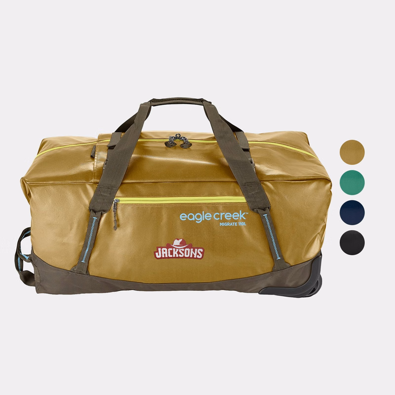 Eagle Creek® Recycled Migrate 110L Wheeled Duffel Bag