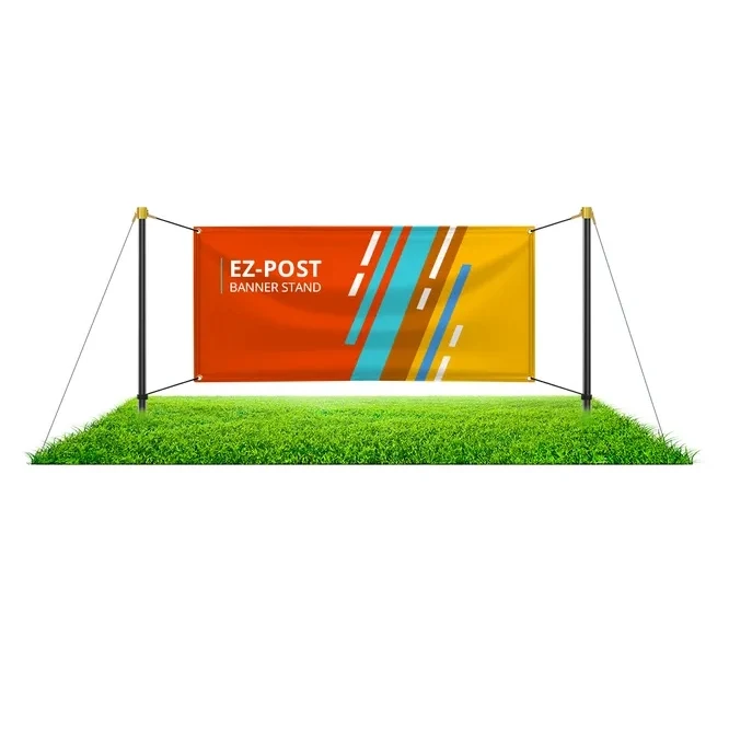 EZ-Post Banner Stands Package (10ft x 4ft) 1
