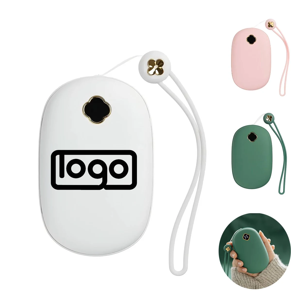2 In 1 Digital Display Hand Warmer w/ Power Bank 1