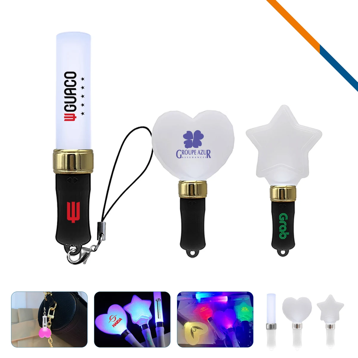 Lumitag Mini LED Glow Stick Keychain 1