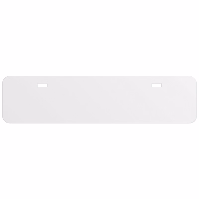 Car Licence Plates .055 White Styrene (2.875" x 11.875") screen-printed