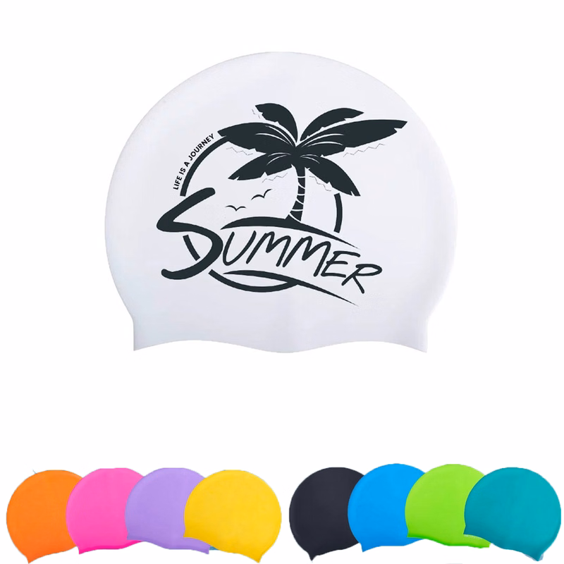 Stretch Adult Silicone Swim Cap