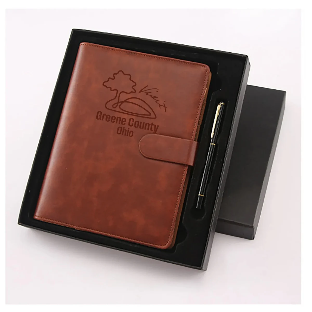 Leather Padfolio Blinder with Pen- Gift Set 1