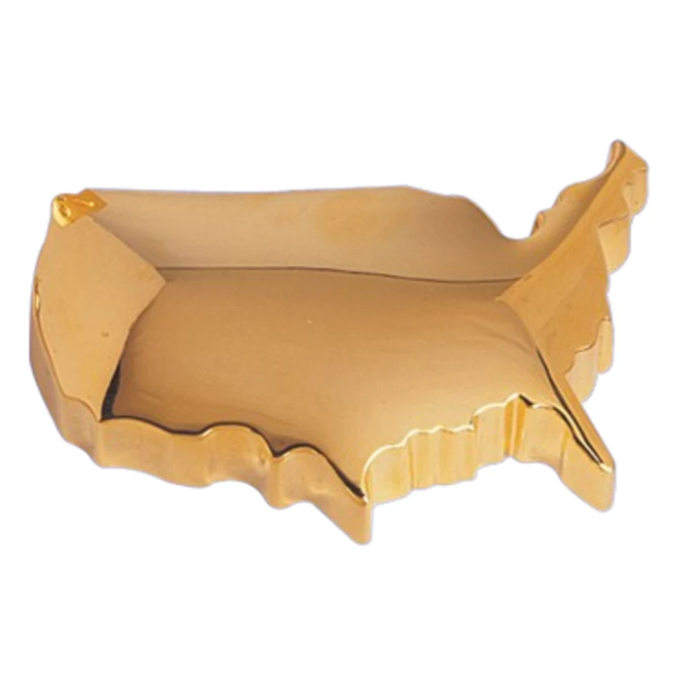 Gold Plated USA Paperweight 1