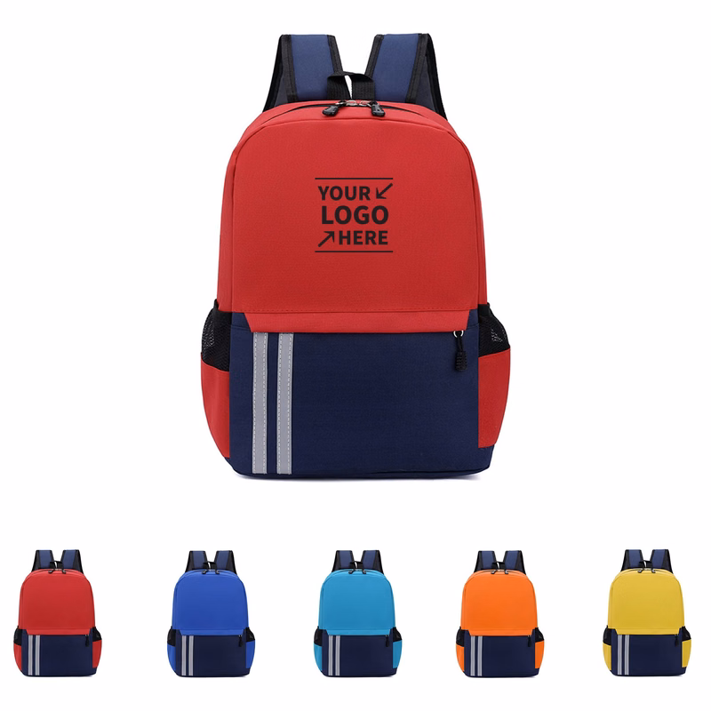 With Side Pocket Kids Reflective Backpack