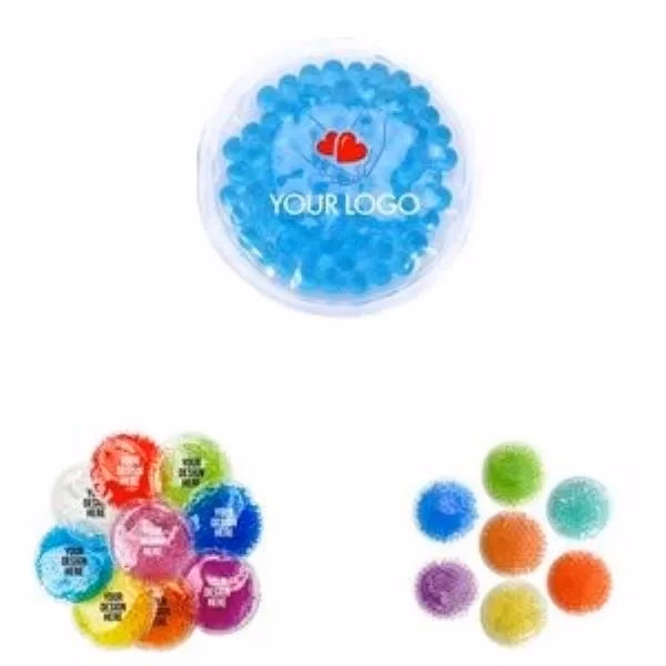 Custom Shapes Round Hot/Cold Reusable Gel Ice Packs