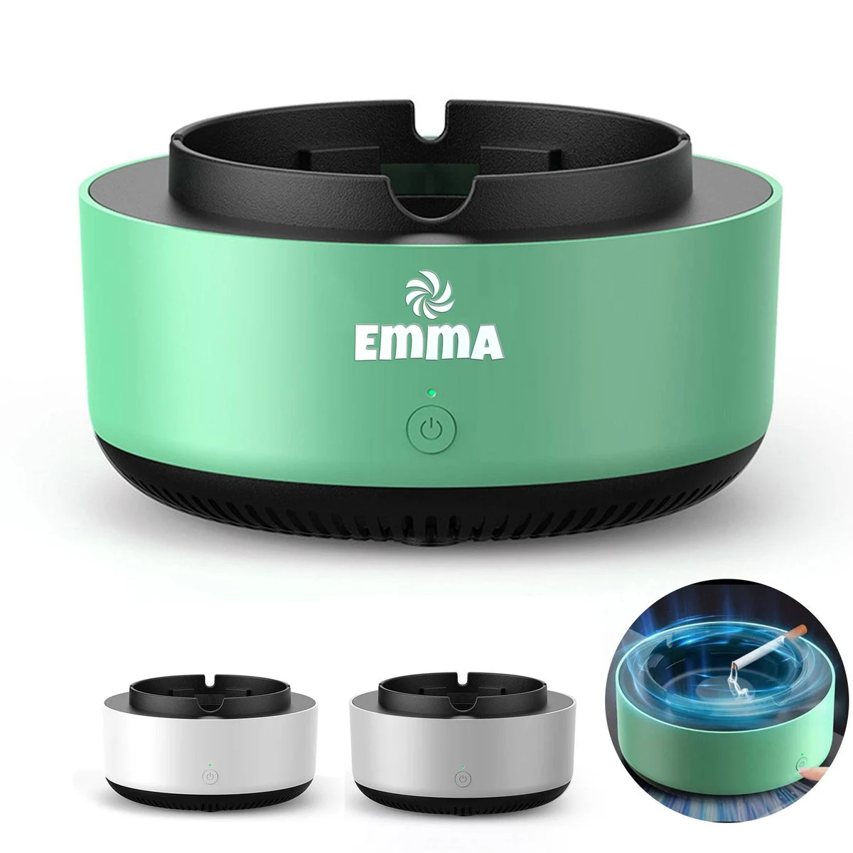2 in 1 Ashless Air Purifier W/ Filter Ashtray 1