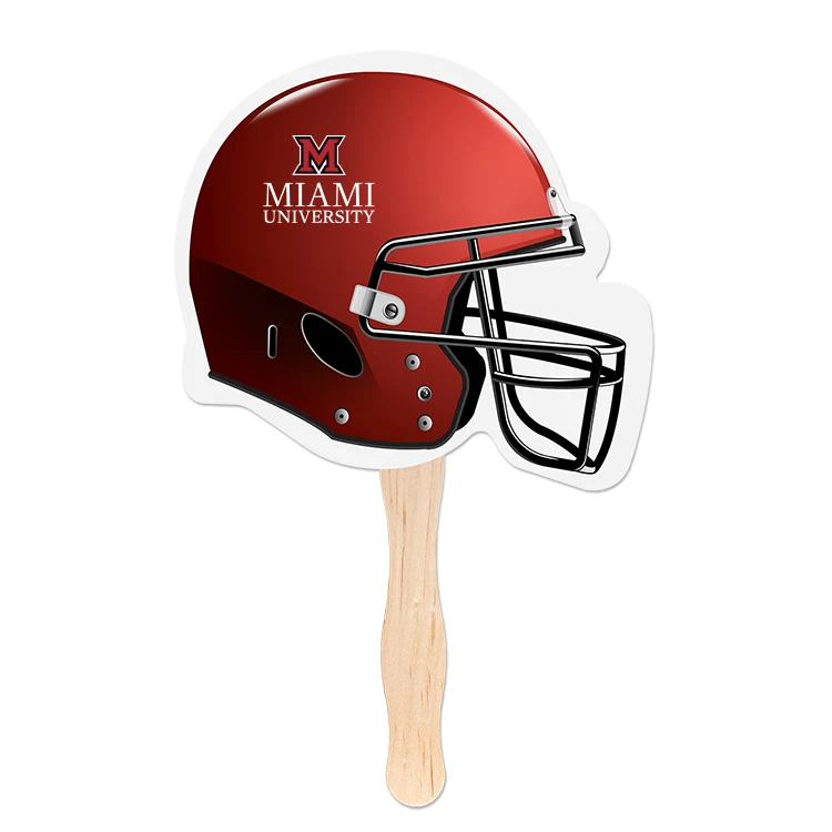 Football Helmet Shaped Hand Fan 1