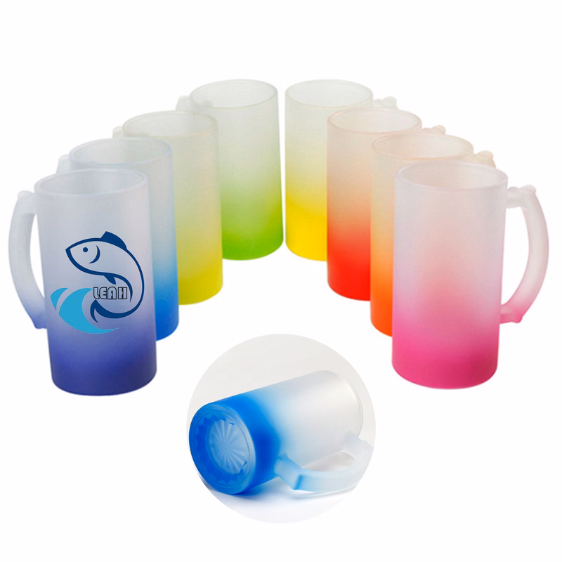 16 Oz Gradient Color Beer Mug