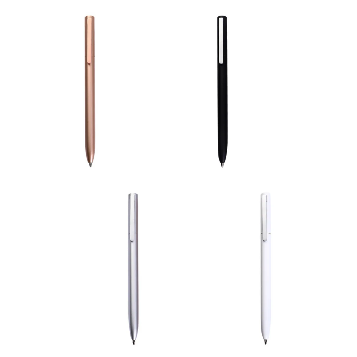Mental pencilfour colors- black, white, silver and red copper 1