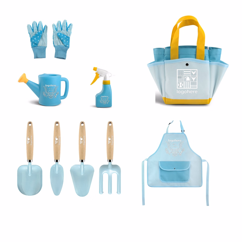 MOQ 10 9-Piece Kit Gardening Tool Set for Beginners