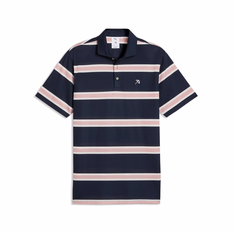 PUMA® Men's AP Pique Stripe Golf Polo