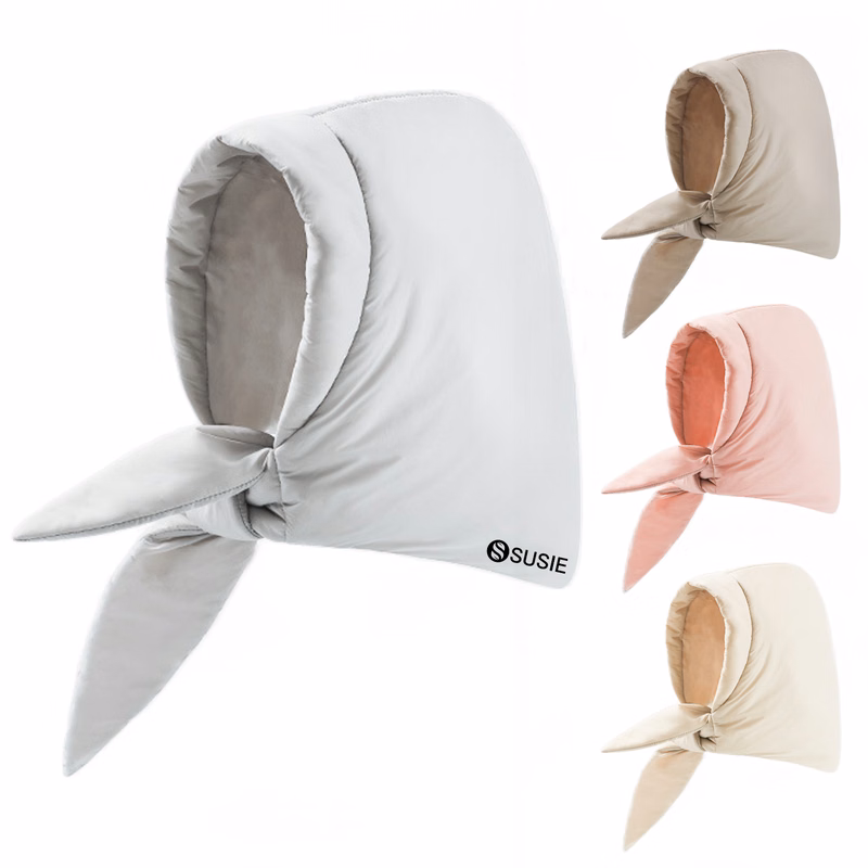 Winter Triangle Wrap Down Puffer Hat