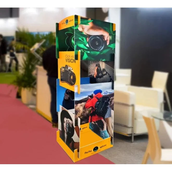 Display Tower with Custom Printed Interlocking Panels 1