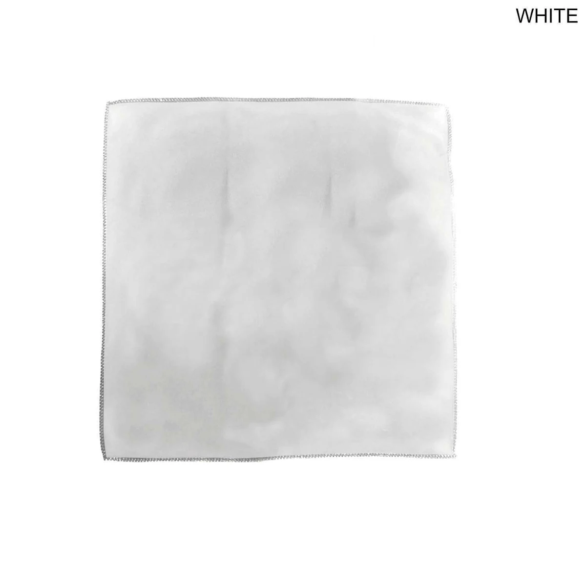 Microfiber Moisture Wicking, Cooling, Sweat, White Suede Towel, 15x15, Blank only 1