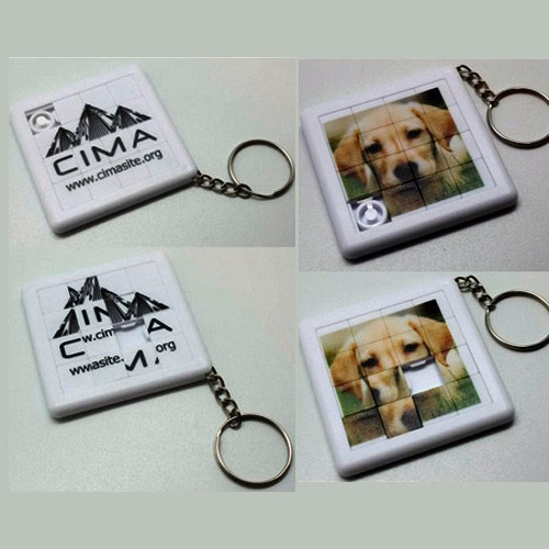 Picture Puzzle Key Chain