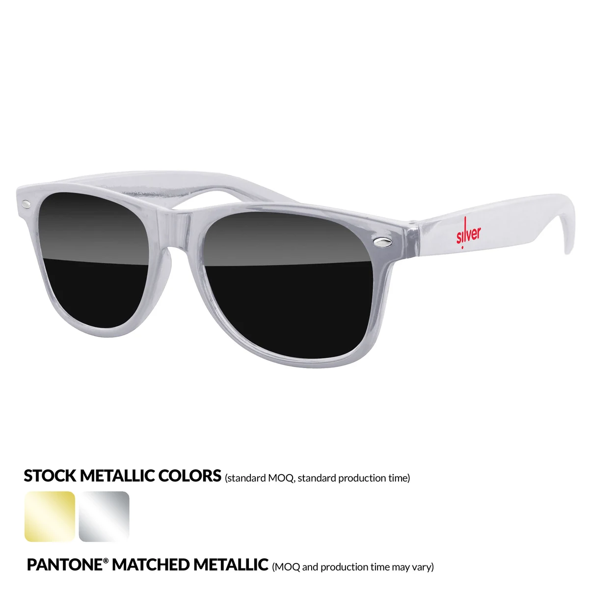 Metallic Retro Sunglasses 1