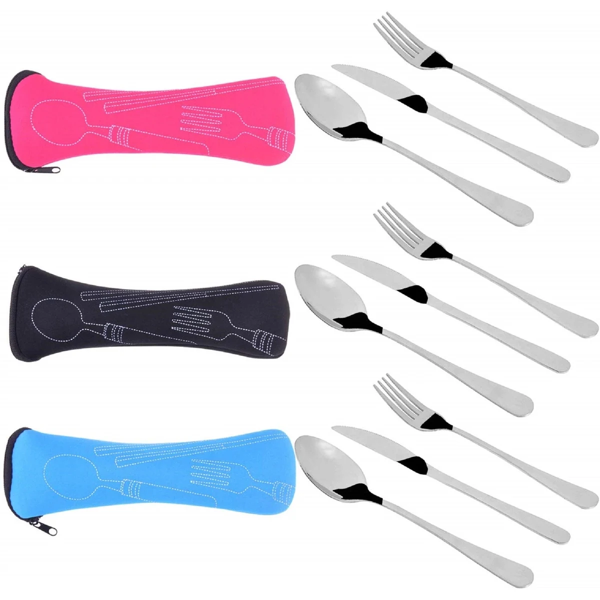 Cutlery Set with Neoprene Case 1